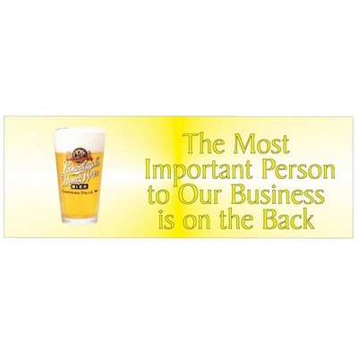 Beer Glass Panoramic Photo Hand Mirror (1 5/8"x4 5/8")