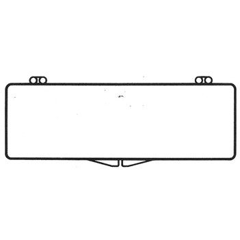 Rigid Clear Hinged Plastic Box (5 1/2"x1 3/4"x1/2")