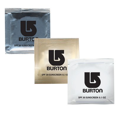 Small Sunscreen Packets SPF30