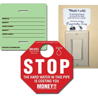 40 Mil Custom Plastic Promoter