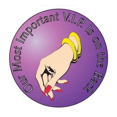 Manicured Hand Round Hand Mirror (2½" Diameter)