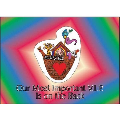 Noah's Ark Rectangle Photo Hand Mirror (2½"x3½")