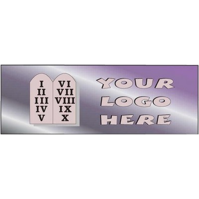 10 Commandments Panoramic Badge w/ Bar Pin