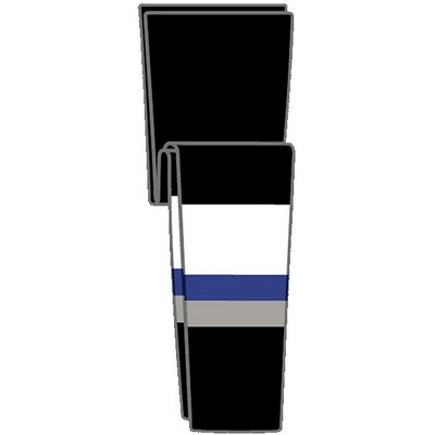 Tampa Bay Pro Series Black & White Away Socks w/Blue & Gray