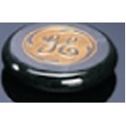 3.5" Black Genuine Marble Round Paperweight