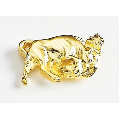 Bull & Bear Marken Design Cast Lapel Pin (Up to 7/8")