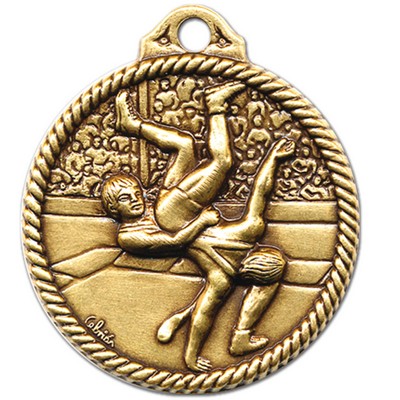 Stock Heritage Line Events Medal Wrestling