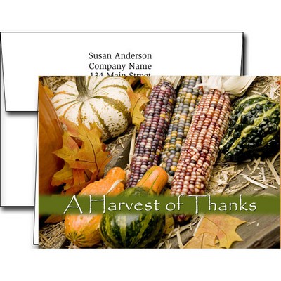 Thanksgiving Greeting Cards w/Imprinted Envelopes
