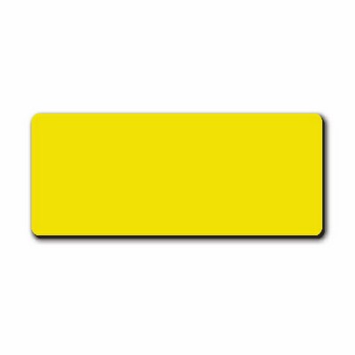 Blank Engravable Plastic Badge (1 1/4"x3")
