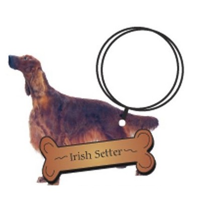 Irish Setter Keychain w/Mirrored Back (10 Square Inch)