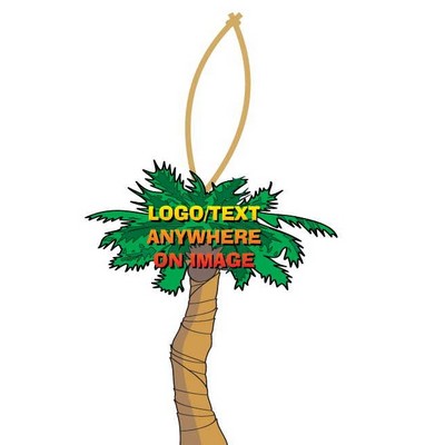 Palm Tree Promotional Ornament w/ Black Back (2 Square Inch)