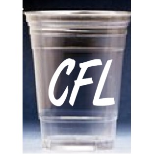 9 Oz. Squat Soft Sided Clear Plastic Cup