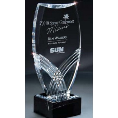 10 1/2" Nile Award w/ Accented Silver Mirror