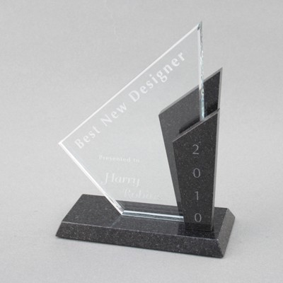 Prestige Granite 3 Award (8"x 9-5/8"x 3")