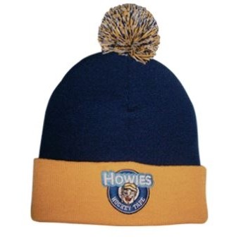 Knit Beanie w/Pom Pom Top