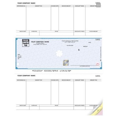 High Security Laser OCR Accounts Payable Checks (2 Part)