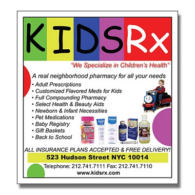 Magnet - 3.25x3.5 Square Corners - 20 Mil.