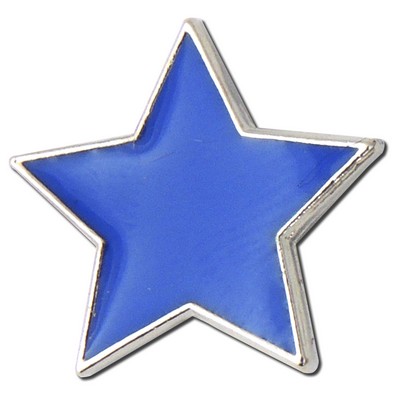 Color Filled Star Lapel Pin