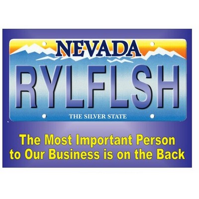 Nevada License Plate Hand Mirror (2½"x3½")