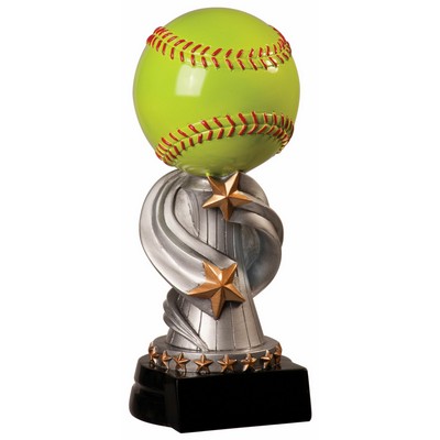 Softball Encore Resin Award - 7" Tall