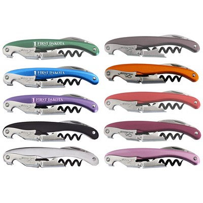 Lisse™ Two Step Waiter's Corkscrew w/Anodized Aluminum Handle