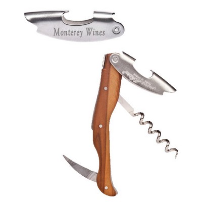 Laguiole Millesime® Corkscrew w/Wood Effect ABS Handle