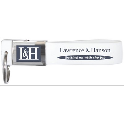 1GB Ribbon Silicone Keychain USB Flash Drive