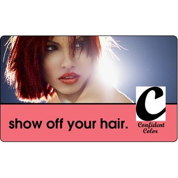 5" X 3" Kwik-Ship White Vinyl Digital Print Round Corner Decal