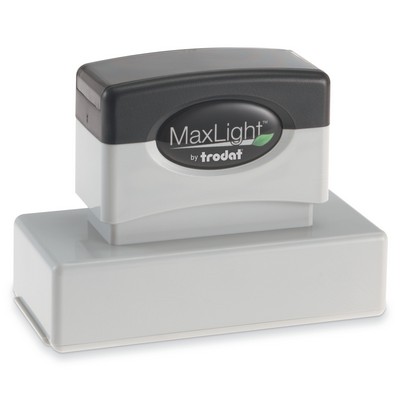MaxLight™ Pre-Inked Rectangle Stamp (7/8" x 2 3/4")