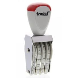 Trodat® Classic Numberer Stamp (5/32" H), 4 Bands