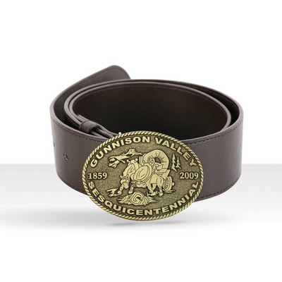 Belt Buckle Custom Shape (3" x 4" - Classic)