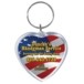 Heart Shaped Acrylic Key Tag