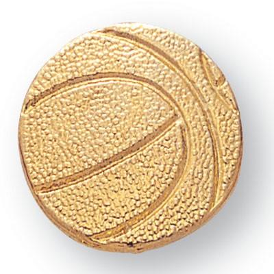 Basketball Chenille Letter Pin