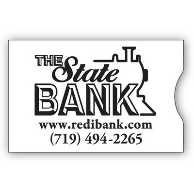 RFID Tyvek Sleeve/1 Color Imprint