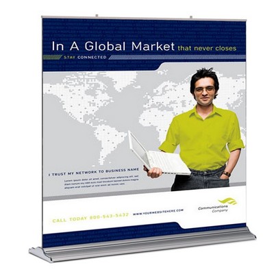 V-Trak Retractable Banner Stand Kit, Fabric 60" x 80"