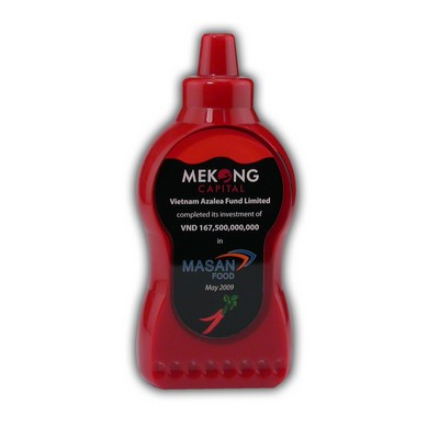 Bottle Lucite® Embedment Award (2 3/4" x 6" x 1 1/2")