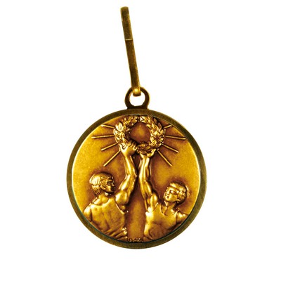 Zipper Pull with 1" Event- Victory Male