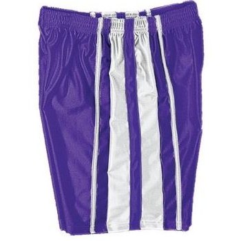 Adult 9" Inseam Dazzle Cloth Athletic Short w/Side Panel & Piping