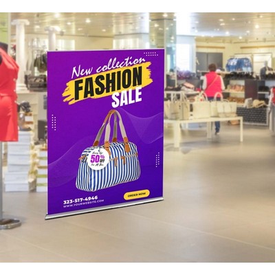 Silverstep 60" Retractable Banner Stand Package (No Light)