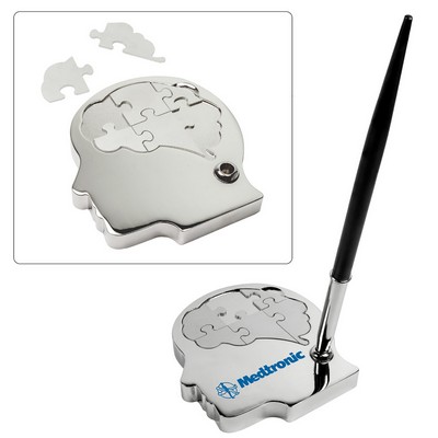 Metal Brain Puzzle Pen Set