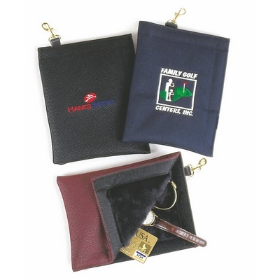 Vinyl Backed Polyester Valuables Pouch