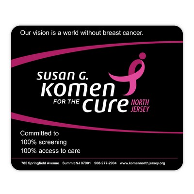 DuraTrac Matte Plus™ Hard Surface Mouse Pad w/Recycled Heavy-Duty Backing (8"x9.5"x1/8")