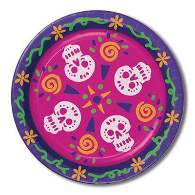Day Of The Dead Plates