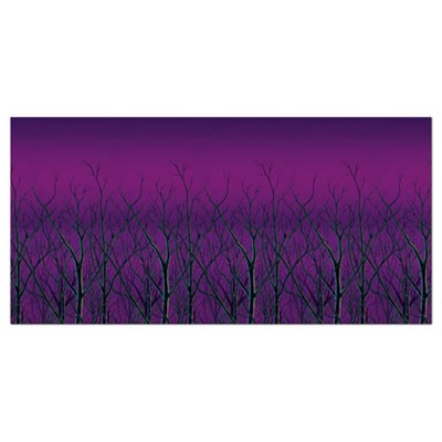 Spooky Forest Treetops Backdrop