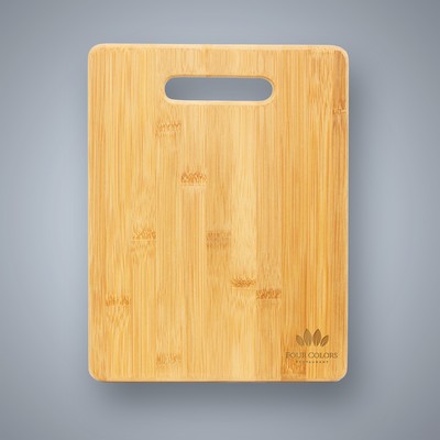 Large Bamboo Cutting Board with Handle Cutout