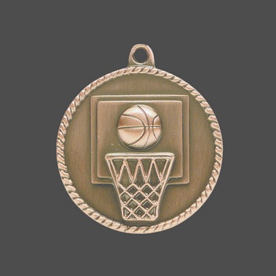 Bronze Basketball Medal (2")