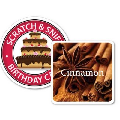 Scratch & Sniff Ink Label