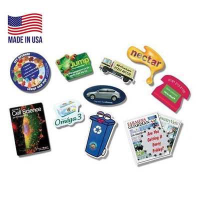 USA Made Custom Die cut to shape Outdoor Magnets
