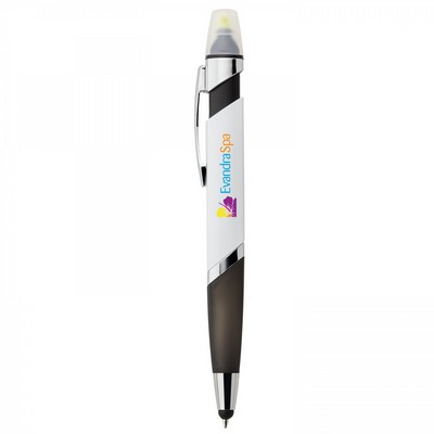 Cynthia 3-In-1 Ballpoint Penstylushighlighter