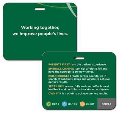 Atlas Badge Buddy Plastic Name Badge (2.675"x3.375")